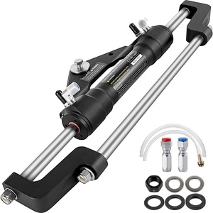 image:imageVEVOR Hydraulic Outboard Steering KitCylinder With Steering Hose