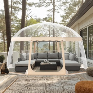 image:imageVEVOR Pop up Bubble Tent 12 x 111 ft Waterproof amp UVResistant Clear Camping Tent Shelter Outdoor Garden Dome Igloo Tents with Windows 540 Panoramic View for 1012 Persons Patio BackyardTransparent 15ft Bubble Tent for 1215 Person
