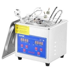 image:imageVEVOR Ultrasonic Professional Cleaner 30 L Ultrasound Jewelry Cleaner with Digital Timer amp Heater Stainless Steel Industrial Sonic Cleaner 40kHz for Glasses Watches Rings Small Parts13L