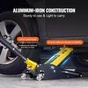 image:imageVEVOR 3 Ton Low Profile  Aluminum and Steel Racing Floor Jack with Dual Pistons Quick Lift Pump for Sport Utility Vehicle Lifting Range 3611191116 yellowblack2T