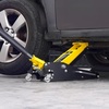 image:imageVEVOR 3 Ton Low Profile  Aluminum and Steel Racing Floor Jack with Dual Pistons Quick Lift Pump for Sport Utility Vehicle Lifting Range 3611191116 yellowblack2T