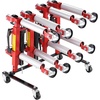 image:imageVEVOR Car Dolly Rack Storage Rack with 360 Rotatable Wheels Hydraulic Ratchet Trolley Jack Stand Organizer Jack Stands Holder Storage Rack 4Dolly Capacity Compatible with Most Dollies