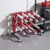 image:imageVEVOR Car Dolly Rack Storage Rack with 360 Rotatable Wheels Hydraulic Ratchet Trolley Jack Stand Organizer Jack Stands Holder Storage Rack 4Dolly Capacity Compatible with Most Dollies