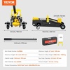image:imageVEVOR Low Profile Floor Jack 2 Ton 4400 lbs Heavy Duty Iron Hydraulic Racing Floor Jack Hydraulic Car Jack Single Piston Quick Lift Pump 49132 Height Lifting Range Yellow15T