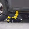 image:imageVEVOR Low Profile Floor Jack 2 Ton 4400 lbs Heavy Duty Iron Hydraulic Racing Floor Jack Hydraulic Car Jack Single Piston Quick Lift Pump 49132 Height Lifting Range Yellow15T