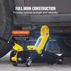 image:imageVEVOR Low Profile Floor Jack 2 Ton 4400 lbs Heavy Duty Iron Hydraulic Racing Floor Jack Hydraulic Car Jack Single Piston Quick Lift Pump 49132 Height Lifting Range Yellow15T