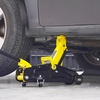 image:imageVEVOR Low Profile Floor Jack 2 Ton 4400 lbs Heavy Duty Iron Hydraulic Racing Floor Jack Hydraulic Car Jack Single Piston Quick Lift Pump 49132 Height Lifting Range Yellow2T