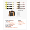 image:imageVEVOR Ratchet Tie Down Straps Kit 2 x 120 Tire Straps 5512 LBS Working Load 11023 LBS Breaking Strength Car Tie Down Straps with Snap Hooks for Passenger Car Truck Trailer 4PackTireStyle with Heavy Duty HookYellow