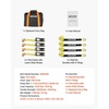image:imageVEVOR Ratchet Tie Down Straps Kit 2 x 120 Tire Straps 5512 LBS Working Load 11023 LBS Breaking Strength Car Tie Down Straps with Snap Hooks for Passenger Car Truck Trailer 4PackTireStyle with flat hook