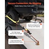 image:imageVEVOR Ratchet Tie Down Straps Kit 2 x 120 Tire Straps 5512 LBS Working Load 11023 LBS Breaking Strength Car Tie Down Straps with Snap Hooks for Passenger Car Truck Trailer 4PackTireStyle with Heavy Duty HookYellow