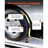 image:imageVEVOR Ratchet Tie Down Straps Kit 2 x 120 Tire Straps 5512 LBS Working Load 11023 LBS Breaking Strength Car Tie Down Straps with Snap Hooks for Passenger Car Truck Trailer 4PackDeckStyle with JHook