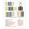 image:imageVEVOR Ratchet Tie Down Straps Kit 2 x 120 Tire Straps 5512 LBS Working Load 11023 LBS Breaking Strength Car Tie Down Straps with Snap Hooks for Passenger Car Truck Trailer 4PackAxleType with Spring HookYellow