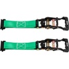 image:imageVEVOR Ratchet Tie Down Straps Kit 2 x 120 Tire Straps 5512 LBS Working Load 11023 LBS Breaking Strength Car Tie Down Straps with Snap Hooks for Passenger Car Truck Trailer 4PackChockStyle with 2 sets