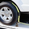 image:imageVEVOR Ratchet Tie Down Straps Kit 2 x 120 Tire Straps 5512 LBS Working Load 11023 LBS Breaking Strength Car Tie Down Straps with Snap Hooks for Passenger Car Truck Trailer 4PackDeckStyle with JHook