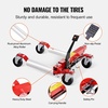 image:imageVEVOR Wheel Dolly  Max Capacity 1500 Lbs Car Jack Dolly Lifter with 360 Rotatable Wheels Heavy Duty Vehicle Positioning Hydraulic Tire Jack for Vehicle Repair and MovingRed