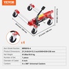 image:imageVEVOR Wheel Dolly  Max Capacity 1500 Lbs Car Jack Dolly Lifter with 360 Rotatable Wheels Heavy Duty Vehicle Positioning Hydraulic Tire Jack for Vehicle Repair and MovingRed
