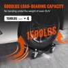 image:imageVEVOR Wheel Dolly 3000 lbs Car Moving Dolly Wheel Dolly Car Tire Stake Set of 2 Piece HeavyDuty Car Tire Dolly Cart Moving Cars Trucks Trailers Motorcycles and Boats4 Pack