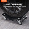 image:imageVEVOR Wheel Dolly 3000 lbs Car Moving Dolly Wheel Dolly Car Tire Stake Set of 2 Piece HeavyDuty Car Tire Dolly Cart Moving Cars Trucks Trailers Motorcycles and Boats4 Pack
