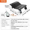 image:imageVEVOR Wheel Dolly 3000 lbs Car Moving Dolly Wheel Dolly Car Tire Stake Set of 2 Piece HeavyDuty Car Tire Dolly Cart Moving Cars Trucks Trailers Motorcycles and Boats4 Pack