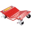 image:imageVEVOR Wheel Dolly 8000 lbs Capacity HeavyDuty Steel Car Mover Wheel Dolly Car Tire Stake Set with Brakes Vehicle Moving Cart Moving Cars Trucks Trailers Motorcycles and Boats Set of 4 RedRed