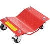 image:imageVEVOR Wheel Dolly 8000 lbs Capacity HeavyDuty Steel Car Mover Wheel Dolly Car Tire Stake Set with Brakes Vehicle Moving Cart Moving Cars Trucks Trailers Motorcycles and Boats Set of 4 RedRed