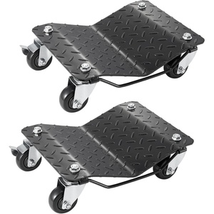image:imageVEVOR Wheel Dolly 3000 lbs Car Moving Dolly Wheel Dolly Car Tire Stake Set of 2 Piece HeavyDuty Car Tire Dolly Cart Moving Cars Trucks Trailers Motorcycles and Boats2 Pack