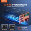 image:imageVEVOR 55 Amp RV Converter 120V AC to 12V DC Battery Charger Power Converter with 4 Stage Smart Charging 13V165V Adjustable Operating Range Compatible with Lithium Lead Acid Battery ETL80 Amp