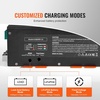 image:imageVEVOR 55 Amp RV Converter 120V AC to 12V DC Battery Charger Power Converter with 4 Stage Smart Charging 13V165V Adjustable Operating Range Compatible with Lithium Lead Acid Battery ETL55 Amp