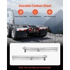 image:imageVEVOR Chrome Straight Spring Loaded Mud Flap Hangers 118 Bolt Spacing Mudflap Hangers for Semi Trucks 1 Pair Heavy Duty Semi Truck Mud Flap Hanger Set with Reflective Strips SilverSilver  118 Bolt Spacing