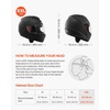 image:imageVEVOR Full Face Motorcycle Helmet DOT Approved Dual Visor amp Interchangeable Lens Smart Street ABS Helmet Comfortable Motocross Helmet Fit for Youth amp AdultsBlack
