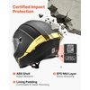 image:imageVEVOR Full Face Motorcycle Helmet DOT Approved Dual Visor amp Interchangeable Lens Smart Street ABS Helmet Comfortable Motocross Helmet Fit for Youth amp AdultsMulticolor