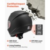 image:imageVEVOR Full Face Motorcycle Helmet DOT Approved Dual Visor amp Interchangeable Lens Smart Street ABS Helmet Comfortable Motocross Helmet Fit for Youth amp AdultsBlack