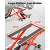 image:imageVEVOR Motorcycle Lift 1100 LBS Motorcycle Lift ATV Scissor Lift Jack with Dolly amp Hand Crank Center Hoist Crank Stand with Wide Deck amp Tool Tray for Street Bikes Cruiser Bikes Touring Motorcycles1100 lbsHydraulicwith 6 Wheels