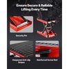 image:imageVEVOR Motorcycle Lift 1100 LBS Motorcycle Lift ATV Scissor Lift Jack with Dolly amp Hand Crank Center Hoist Crank Stand with Wide Deck amp Tool Tray for Street Bikes Cruiser Bikes Touring Motorcycles1200 lbsScissorwith Ratchet and Crank