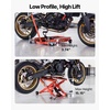 image:imageVEVOR Motorcycle Lift 1100 LBS Motorcycle Lift ATV Scissor Lift Jack with Dolly amp Hand Crank Center Hoist Crank Stand with Wide Deck amp Tool Tray for Street Bikes Cruiser Bikes Touring Motorcycles1100 lbsHydraulicwith 6 Wheels