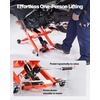 image:imageVEVOR Motorcycle Lift 1100 LBS Motorcycle Lift ATV Scissor Lift Jack with Dolly amp Hand Crank Center Hoist Crank Stand with Wide Deck amp Tool Tray for Street Bikes Cruiser Bikes Touring Motorcycles1100 lbsHydraulicwith 6 Wheels