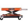 image:imageVEVOR Motorcycle Lift 1100 LBS Motorcycle Lift ATV Scissor Lift Jack with Dolly amp Hand Crank Center Hoist Crank Stand with Wide Deck amp Tool Tray for Street Bikes Cruiser Bikes Touring Motorcycles1100 lbsScissorwith Dolly  Hand Crank