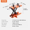 image:imageVEVOR Motorcycle Lift 1100 LBS Motorcycle Lift ATV Scissor Lift Jack with Dolly amp Hand Crank Center Hoist Crank Stand with Wide Deck amp Tool Tray for Street Bikes Cruiser Bikes Touring Motorcycles1100 lbsScissorwith Saddle  Safety Pin