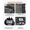 image:imageVEVOR Motorcycle Top Case 45L Universal Aluminum Alloy Motorbike Tail Box with Leather Lining 45L Waterproof Detachable Motorcycle Top Box with Lock amp Back Cushion Fit for 99 of Motorcycle Frames56 L