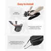 image:imageVEVOR Motorcycle Top Case 45L Universal Aluminum Alloy Motorbike Tail Box with Leather Lining 45L Waterproof Detachable Motorcycle Top Box with Lock amp Back Cushion Fit for 99 of Motorcycle Frames30L