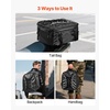 image:imageVEVOR Motorcycle Top Case 45L Universal Aluminum Alloy Motorbike Tail Box with Leather Lining 45L Waterproof Detachable Motorcycle Top Box with Lock amp Back Cushion Fit for 99 of Motorcycle Frames2234 L