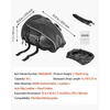 image:imageVEVOR Motorcycle Top Case 45L Universal Aluminum Alloy Motorbike Tail Box with Leather Lining 45L Waterproof Detachable Motorcycle Top Box with Lock amp Back Cushion Fit for 99 of Motorcycle Frames10L