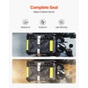 image:imageVEVOR Motorcycle Top Case 45L Universal Aluminum Alloy Motorbike Tail Box with Leather Lining 45L Waterproof Detachable Motorcycle Top Box with Lock amp Back Cushion Fit for 99 of Motorcycle Frames45 L