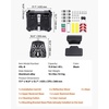 image:imageVEVOR Motorcycle Top Case 45L Universal Aluminum Alloy Motorbike Tail Box with Leather Lining 45L Waterproof Detachable Motorcycle Top Box with Lock amp Back Cushion Fit for 99 of Motorcycle Frames45 L