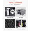 image:imageVEVOR Motorcycle Top Case 45L Universal Aluminum Alloy Motorbike Tail Box with Leather Lining 45L Waterproof Detachable Motorcycle Top Box with Lock amp Back Cushion Fit for 99 of Motorcycle Frames65 L