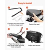 image:imageVEVOR Motorcycle Top Case 45L Universal Aluminum Alloy Motorbike Tail Box with Leather Lining 45L Waterproof Detachable Motorcycle Top Box with Lock amp Back Cushion Fit for 99 of Motorcycle Frames2234 L