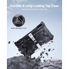 image:imageVEVOR Motorcycle Top Case 45L Universal Aluminum Alloy Motorbike Tail Box with Leather Lining 45L Waterproof Detachable Motorcycle Top Box with Lock amp Back Cushion Fit for 99 of Motorcycle Frames65 L