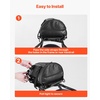 image:imageVEVOR Motorcycle Top Case 45L Universal Aluminum Alloy Motorbike Tail Box with Leather Lining 45L Waterproof Detachable Motorcycle Top Box with Lock amp Back Cushion Fit for 99 of Motorcycle Frames10L