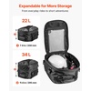 image:imageVEVOR Motorcycle Top Case 45L Universal Aluminum Alloy Motorbike Tail Box with Leather Lining 45L Waterproof Detachable Motorcycle Top Box with Lock amp Back Cushion Fit for 99 of Motorcycle Frames2234 L
