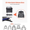 image:imageVEVOR Motorcycle Top Case 45L Universal Aluminum Alloy Motorbike Tail Box with Leather Lining 45L Waterproof Detachable Motorcycle Top Box with Lock amp Back Cushion Fit for 99 of Motorcycle Frames65 L